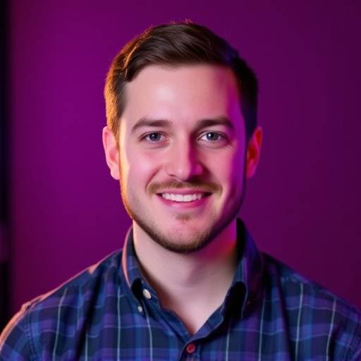 A professional headshot of Ethan Blackwood, the founder and chief audio engineer of Sonic Vista Studios.