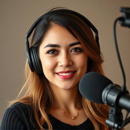 A professional headshot of Olivia Rodriguez, a senior audio engineer at Sonic Vista Studios.