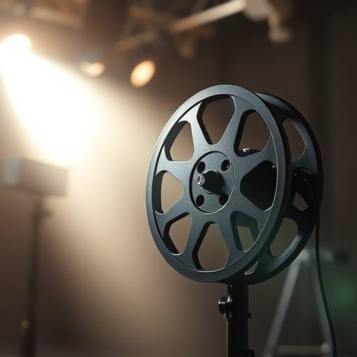 Film reel icon representing post-production services